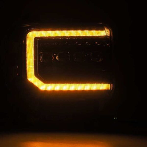 AlphaRex 14-18 GMC Sierra NOVA LED Proj Headlights Plnk Style Alpha Blk w/Activ Light/Seq Signal/DRL - Image 8