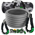 Kinetic Energy Recovery Rope (1In X 30Ft) Gray - Rhino USA