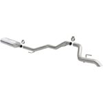 20-24 Jeep Gladiator 2.5in Rock Crawler Series Single Rear Exit SS Cat-Back Exhaust w/o Tip MagnaFlow