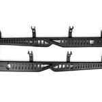 19-24 GMC Sierra 1500/Chevy Silverado 1500 Crew Cab OE Plus Side Steps - Black Steel DV8 Offroad
