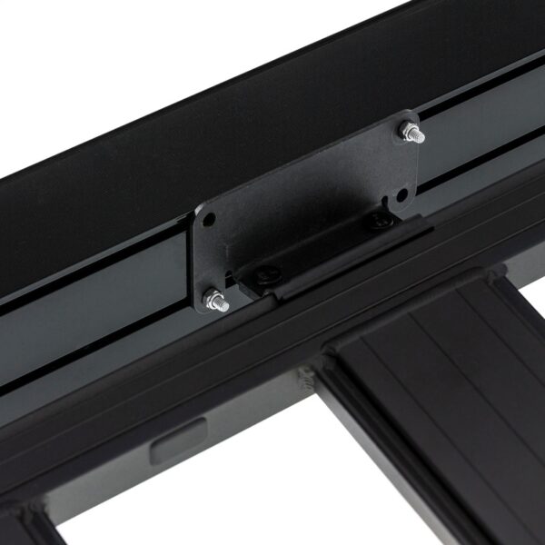 ARB Aluminum Awning, Black Frame, 8.2FT x 8.2FT, Installed with LED Light Strip - Image 5