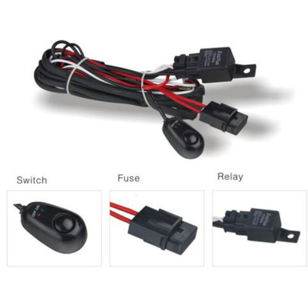 DV8 Offroad Wiring Harness w/ Relay and Switch - Image 2