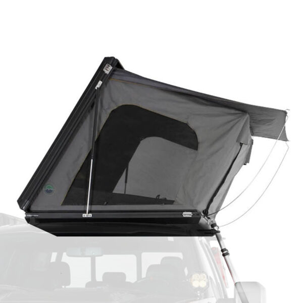 Aluminum Hard Shell Roof Top Tent, Grey Body & Green Trim - OVS 18109901 - Image 6