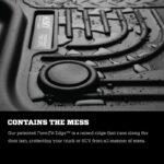 Husky Liners 15 Chevrolet Colorado Crew Cab WeatherBeater Black 2nd Seat Floor Liners - Image 6