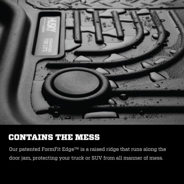 Husky Liners 15 Chevrolet Colorado Crew Cab WeatherBeater Black 2nd Seat Floor Liners - Image 6