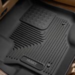 Husky Liners 15 Chevrolet Colorado Crew Cab WeatherBeater Black 2nd Seat Floor Liners - Image 2