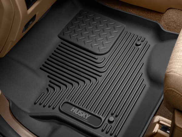 Husky Liners 15 Chevrolet Colorado Crew Cab WeatherBeater Black 2nd Seat Floor Liners - Image 2
