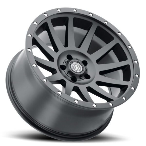 ICON Compression 20x10 5x5 -12mm Offset 5in BS 71.5mm Bore Satin Black Wheel - Image 3