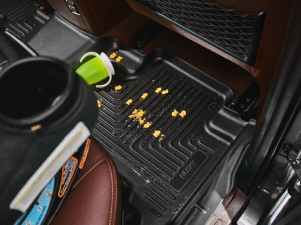 Husky Liners 15 Chevrolet Colorado Crew Cab WeatherBeater Black 2nd Seat Floor Liners - Image 3