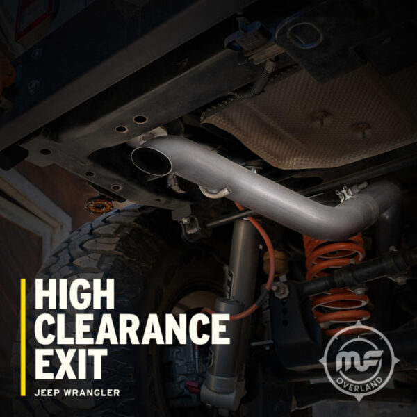 MagnaFlow 12-18 Jeep Wrangler 2.5in Overland Series Cat-Back Exhaust - Image 5