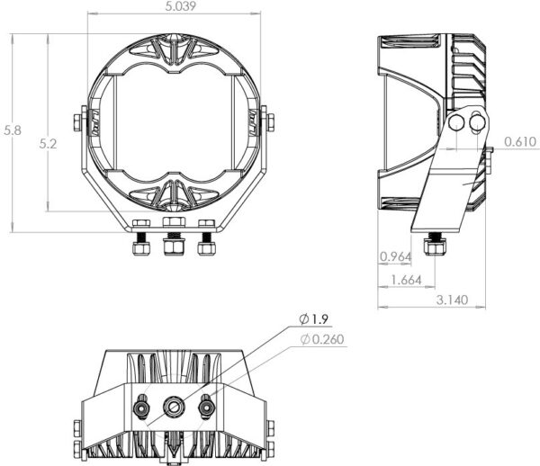 Baja Designs LP4 Pro Driving/Combo LED - Clear (Pair) - Image 3