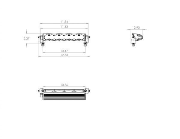 Baja Designs S8 Series Driving Combo Pattern 10in LED Light Bar - Amber - Image 2