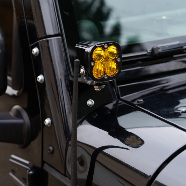 Baja Designs Squadron Pro Series Driving Combo Pattern Pair LED Light Pods - Amber - Image 2