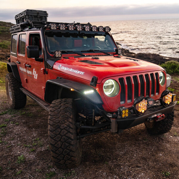 Baja Designs Jeep JL/JT Roof Bar LED Light Kit 8 XL Linkable - Image 2