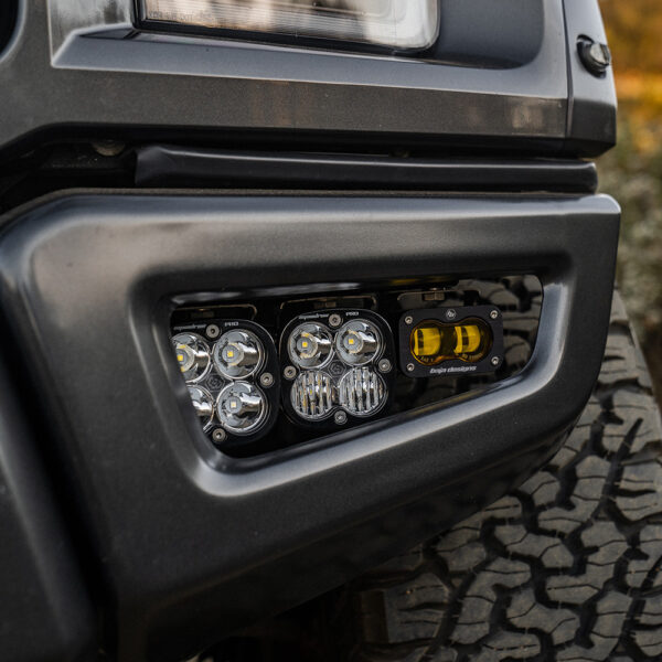 Baja Designs 17-20 Ford F-150 Raptor S2 SAE Pro Fog Pocket Kit - Amber - Image 2