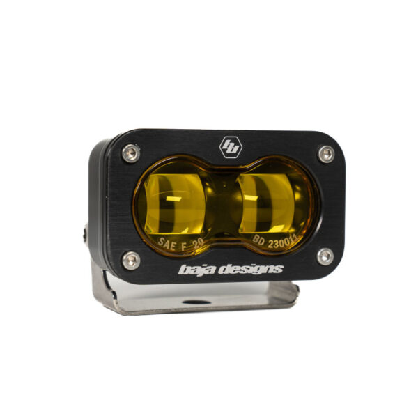 Baja Designs 21-22 Ford Bronco w/Steel Bumper S2 SAE Pro Fog Pocket Light Kit w/Upfitter - Amber - Image 5