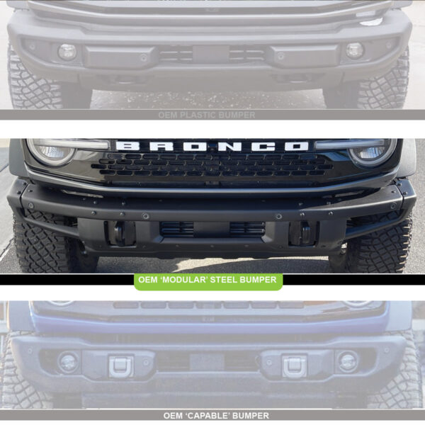 Baja Designs 2021+ Ford Bronco 6 XL Linkable Light Bar Kit Steel Bumper Mount w/Upfitter - Image 4