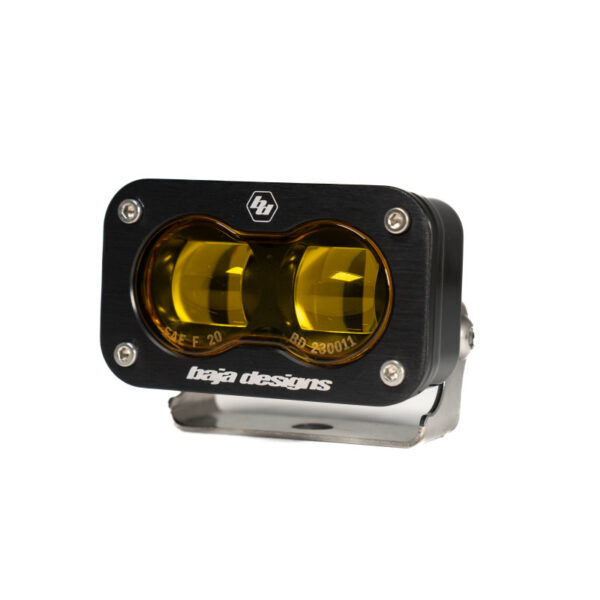 Baja Designs 21-22 Ford Bronco w/Steel Bumper S2 SAE Pro Fog Pocket Light Kit w/Upfitter - Amber - Image 4